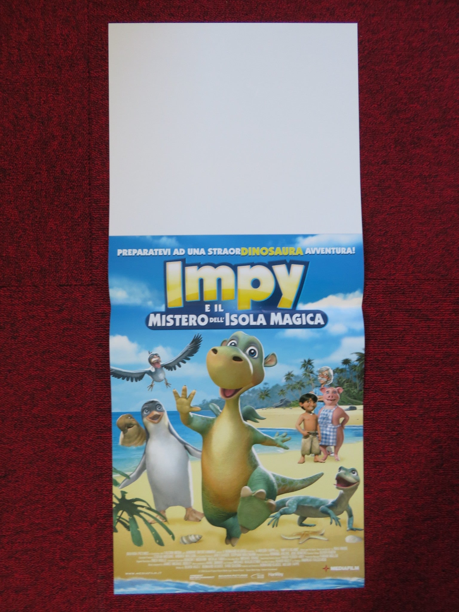 IMPY'S ISLAND ITALIAN LOCANDINA (25.5"x11") POSTER P. J. BATTISTI 2006 Rendezvous Cinema Movie posters