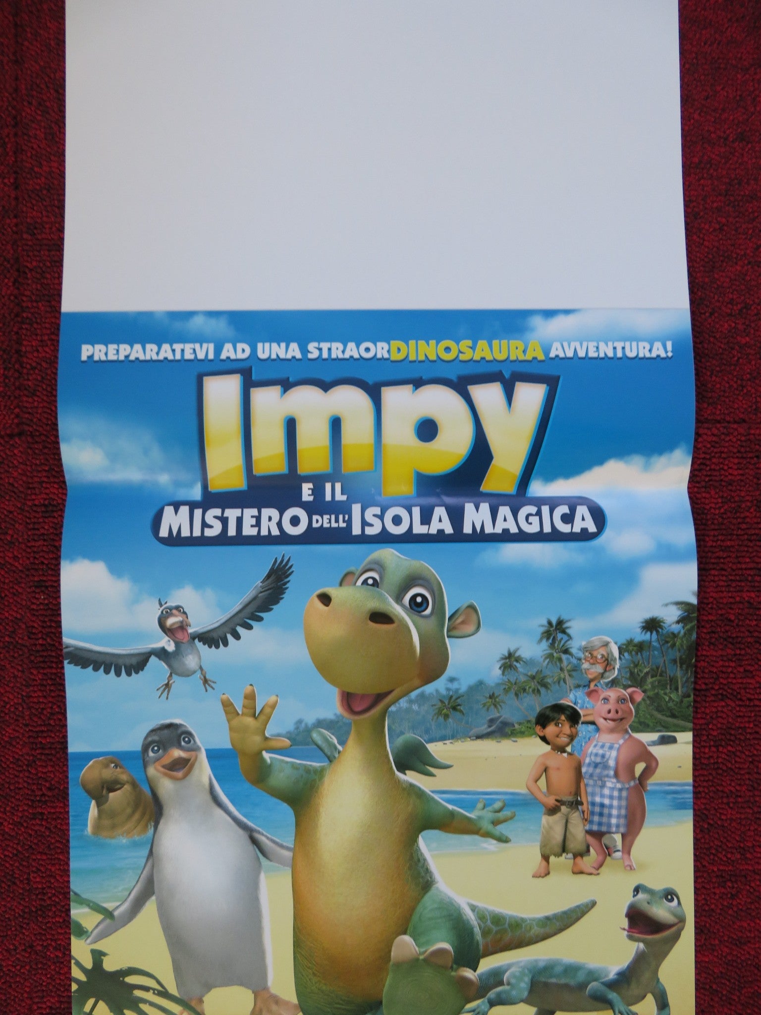 IMPY'S ISLAND ITALIAN LOCANDINA (25.5"x11") POSTER P. J. BATTISTI 2006 Rendezvous Cinema Movie posters