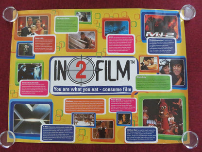 IN 2 FILM UK QUAD ROLLED POSTER CHICKEN RUN PITCH BLACK GLADIATOR 2000 Rendezvous Cinema Movie posters