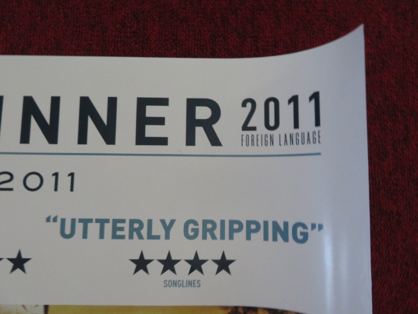 IN A BETTER WORLD UK QUAD (30"x 40") ROLLED POSTER MIKAEL PERSBRANDT 2010 Rendezvous Cinema Movie posters