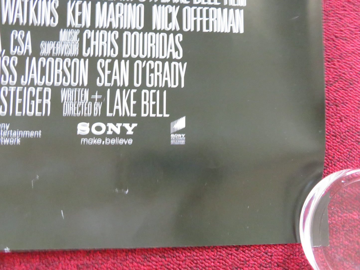 IN A WORLD... UK QUAD (30"x 40") ROLLED POSTER LAKE BELL ROB CORDDRY 2013 Rendezvous Cinema Movie posters