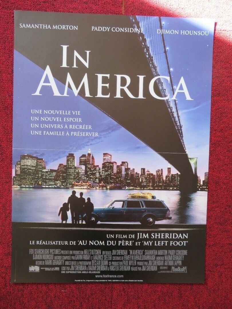 IN AMERICA FRENCH (16"x 21") POSTER PADDY CONSIDINE 2002 Movie posters
