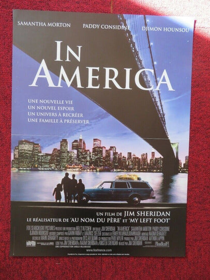 IN AMERICA FRENCH (16"x 21") POSTER PADDY CONSIDINE 2002 Movie posters