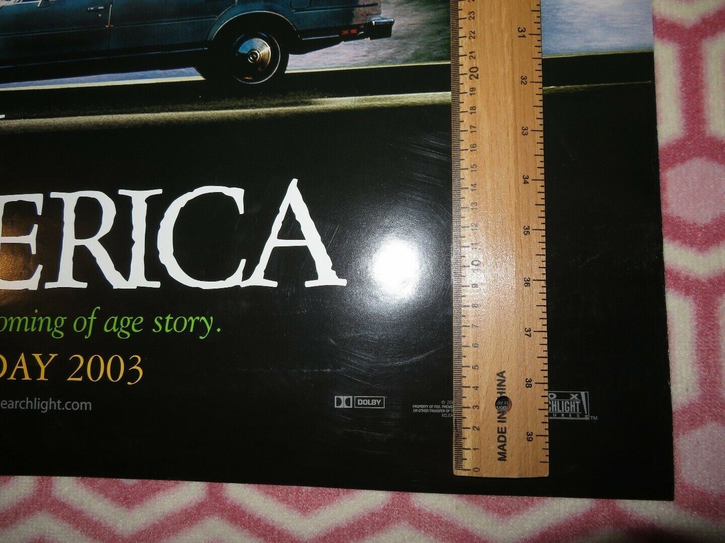 IN AMERICA U.S ROLLED POSTER PADDY CONSIDINE 2003 Rendezvous Cinema Movie posters
