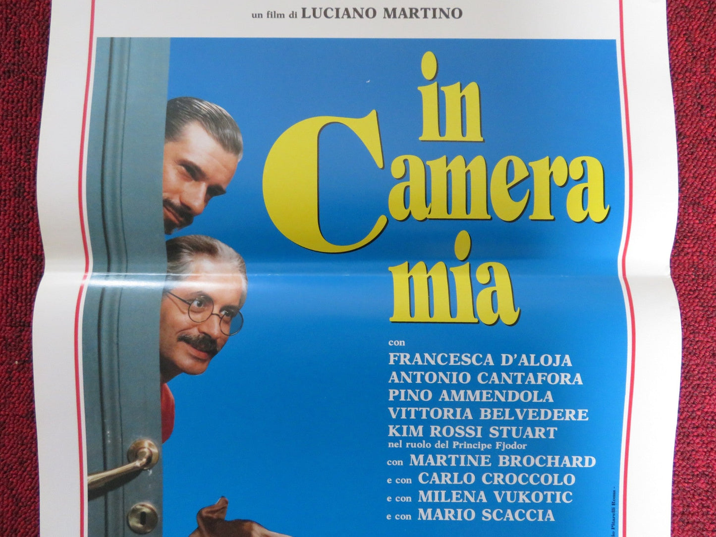 IN CAMERA MIA ITALIAN LOCANDINA POSTER GIANFRANCO MANFREDI NATASSJA KINSKI 1992 Rendezvous Cinema Movie posters