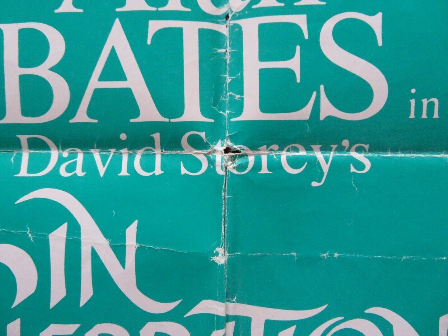 IN CELEBRATION FOLDED US ONE SHEET POSTER ALAN BATES DAVID STOREY 1974 Movie posters