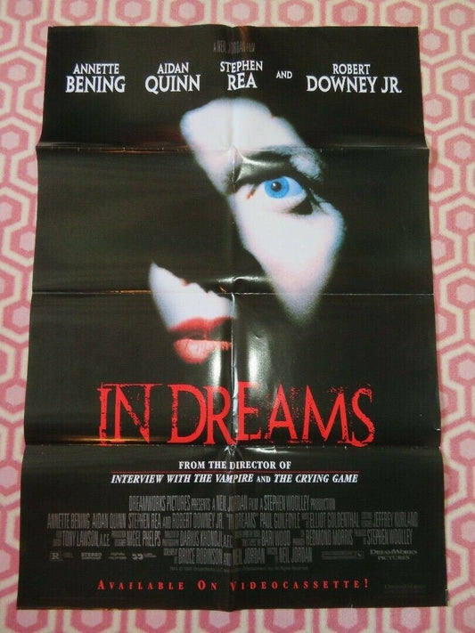 IN DREAMS VIDEO VHS POSTER ONE SHEET FOLDED ANNETTE AIDAN QUINN 1998 Movie posters