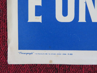 IN DUE E' UN' ALTRA COSA ITALIAN FOTOBUSTA POSTER BING CROSBY FABIAN 1960 Rendezvous Cinema Movie posters