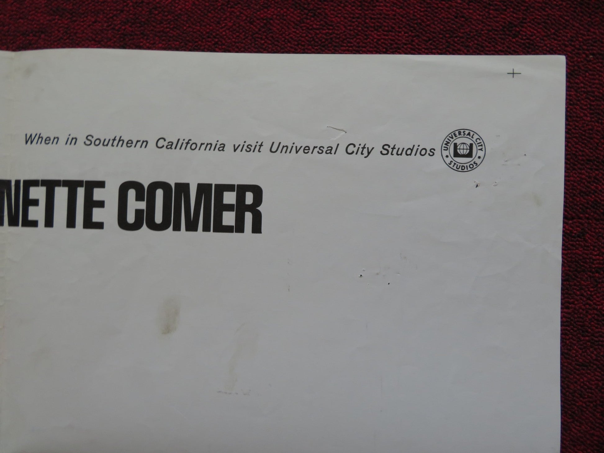 IN ENEMY COUNTRY FOLDED US ONE SHEET POSTER ANTHONY FRANCIOSA A. COMER 1968 Rendezvous Cinema Movie posters