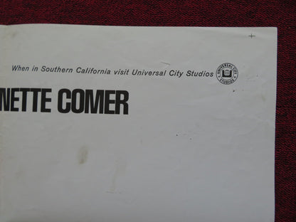 IN ENEMY COUNTRY FOLDED US ONE SHEET POSTER ANTHONY FRANCIOSA A. COMER 1968 Rendezvous Cinema Movie posters