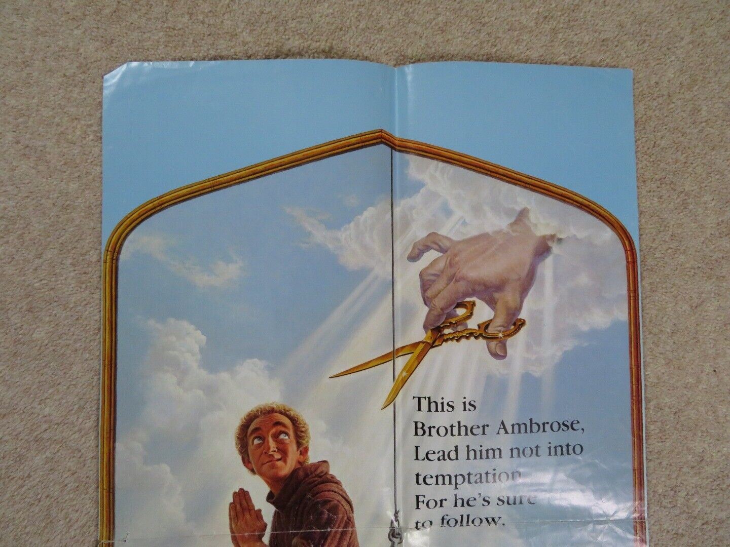 IN GOD WE TRUST FOLDED US INSERT (14.5"x 36") POSTER MARTY FELDMAN 1980 Movie posters