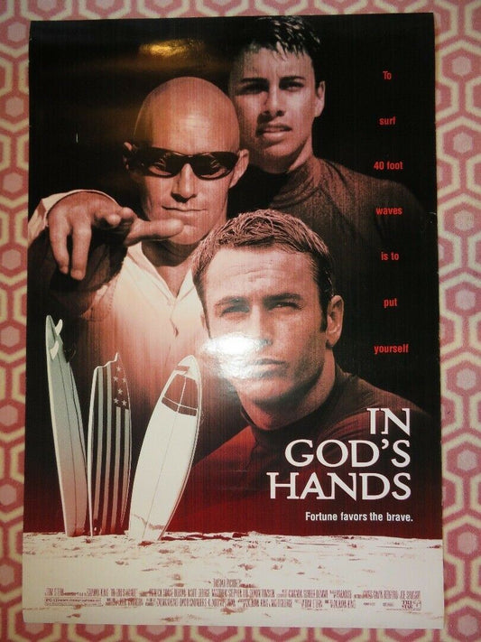 IN GOD'S HANDS US ONE SHEET ROLLED POSTER SHANE DORIAN 1998 Movie posters
