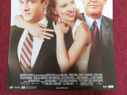 IN GOOD COMPANY ITALIAN LOCANDINA (26.5"x12.5") POSTER SCARLETT JOHANSSON 2004 Movie posters
