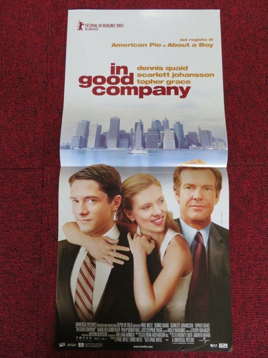 IN GOOD COMPANY ITALIAN LOCANDINA (26.5"x12.5") POSTER SCARLETT JOHANSSON 2004 Movie posters
