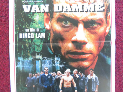 IN HELL ITALIAN LOCANDINA POSTER JEAN - CLAUDE VAN DAMME LAWRENCE TAYLOR 2003 Rendezvous Cinema Movie posters