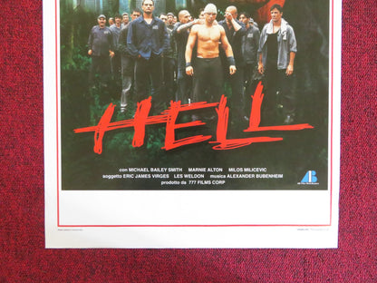 IN HELL ITALIAN LOCANDINA POSTER JEAN - CLAUDE VAN DAMME LAWRENCE TAYLOR 2003 Rendezvous Cinema Movie posters