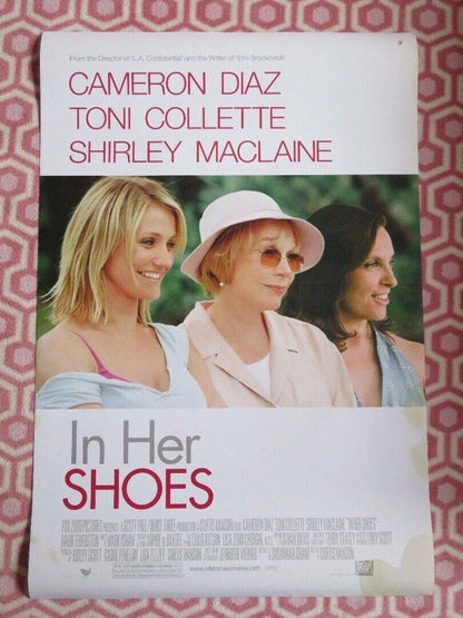 IN HER SHOES US ONE SHEET ROLLED POSTER CAMERON DIAZ TONI COLLETTE 2005 Movie posters