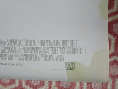 IN HER SHOES US ONE SHEET ROLLED POSTER CAMERON DIAZ TONI COLLETTE 2005 Movie posters