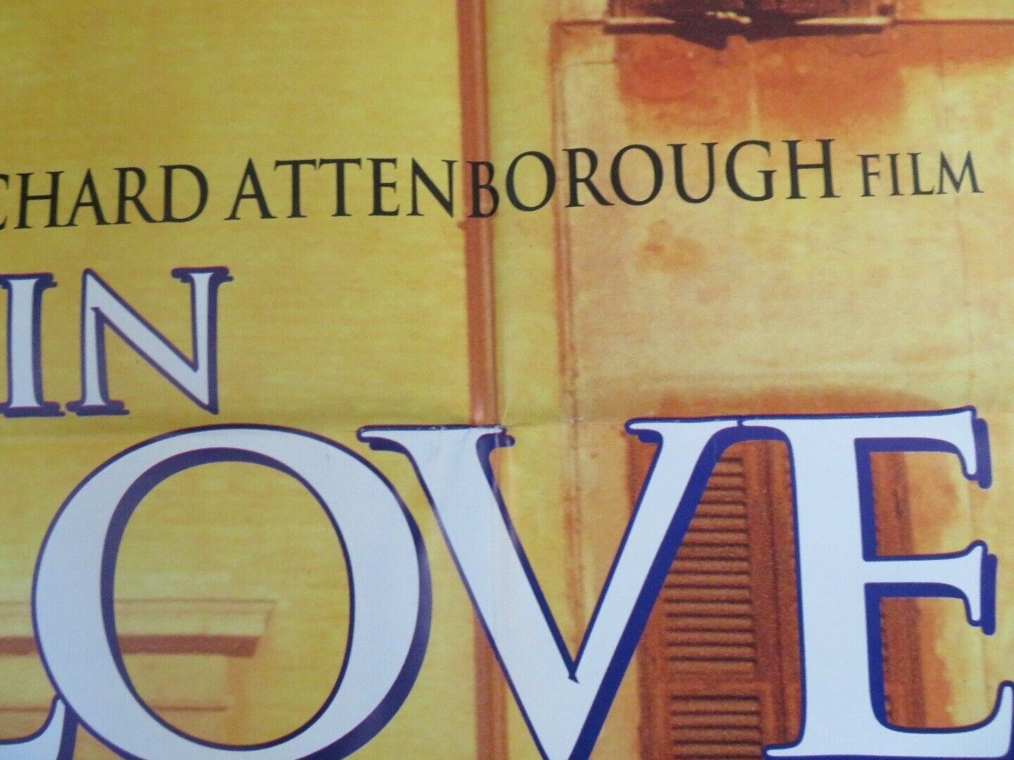 IN LOVE AND WAR BRITISH QUAD (30"x40")POSTER SANDRA BULLOCK RICHARD ATTENBOROUGH - Rendezvous Cinema