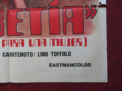IN LOVE, EVERY PLEASURE HAS IT'S PAIN FOLDED ARGENTINA ONE SHEET POSTER 1971 Movie posters