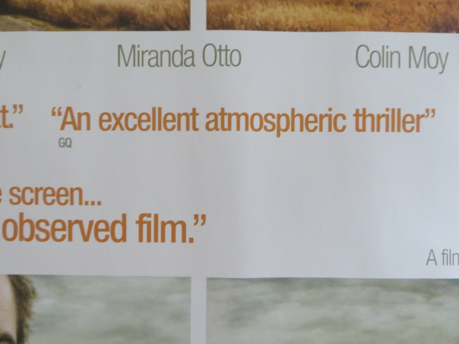 IN MY FATHER'S DEN QUAD (30"x 40") ROLLED POSTER MATTHEW MACFADYEN 2004 Rendezvous Cinema Movie posters