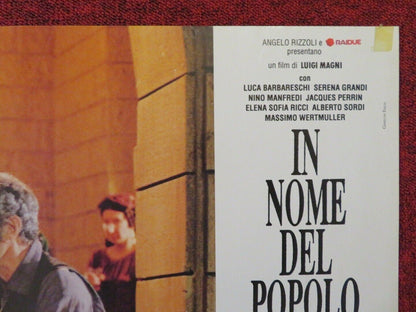 IN NOM DEL POPOLO SOVRANO - B ITALIAN FOTOBUSTA POSTER LUCA BARBARESCHI 1990 Movie posters