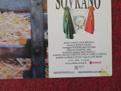 IN NOM DEL POPOLO SOVRANO - C ITALIAN FOTOBUSTA POSTER LUCA BARBARESCHI 1990 Movie posters