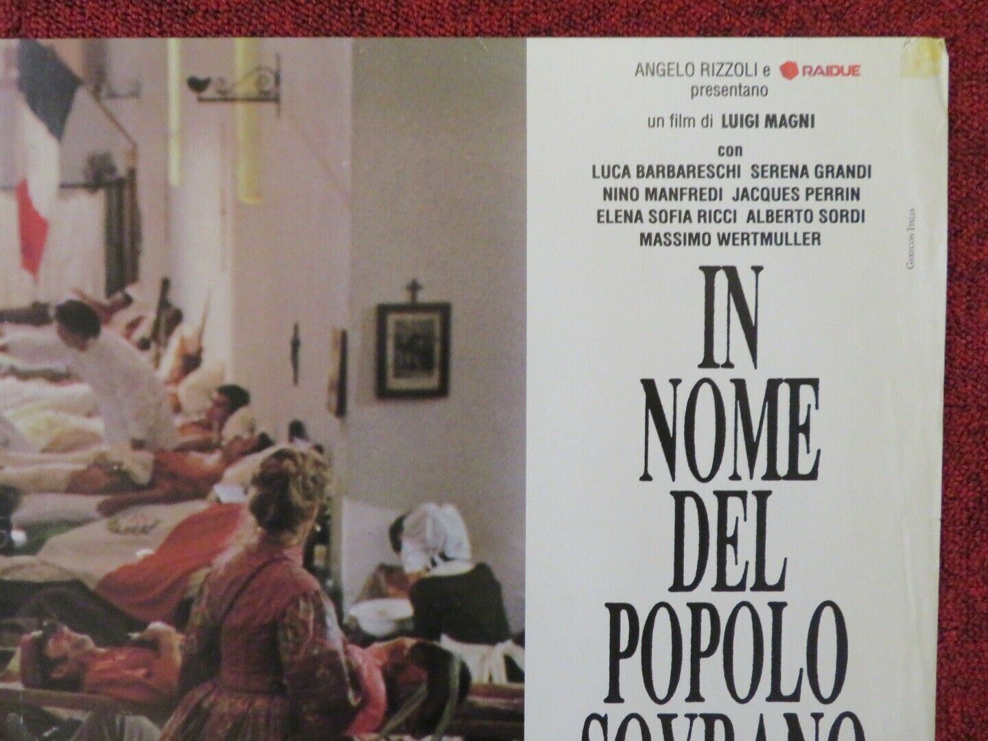 IN NOM DEL POPOLO SOVRANO - E ITALIAN FOTOBUSTA POSTER NINO MANFREDI 1990 Movie posters