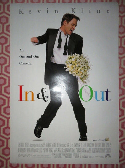 IN & OUT US ONE SHEET ROLLED POSTER KEVIN KLINE MATT DILLON 1997 Movie posters