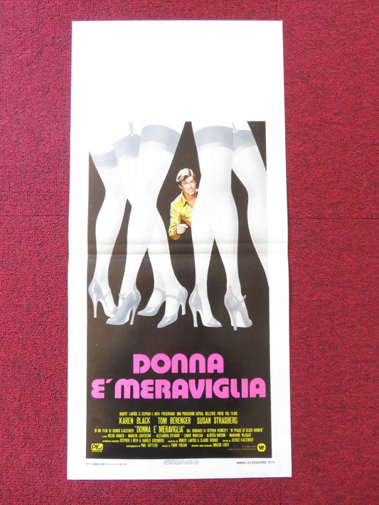 IN PRAISE OF OLDER WOMEN ITALIAN LOCANDINA POSTER KAREN BLACK TOM BERENGER 1978 Rendezvous Cinema Movie posters