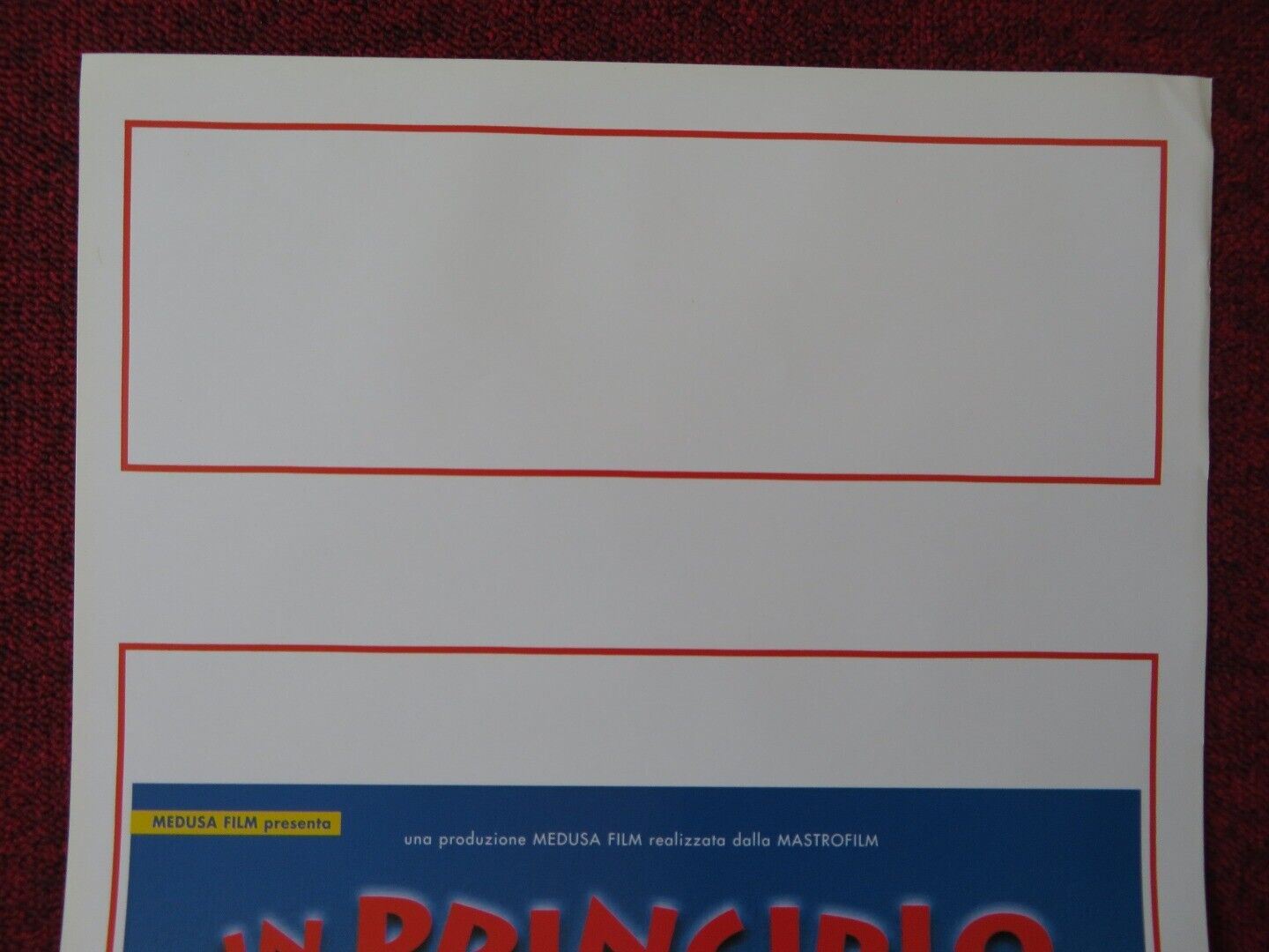 IN PRINCIPIO ERANO LE MUTANDE ITALIAN LOCANDINA (27.5"x13") POSTER 1999 Movie posters