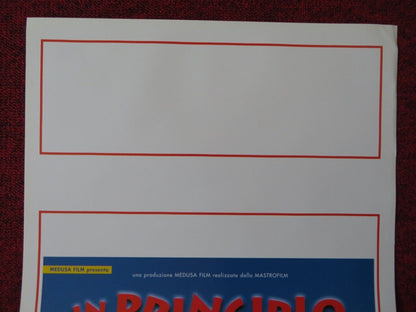 IN PRINCIPIO ERANO LE MUTANDE ITALIAN LOCANDINA (27.5"x13") POSTER 1999 Movie posters