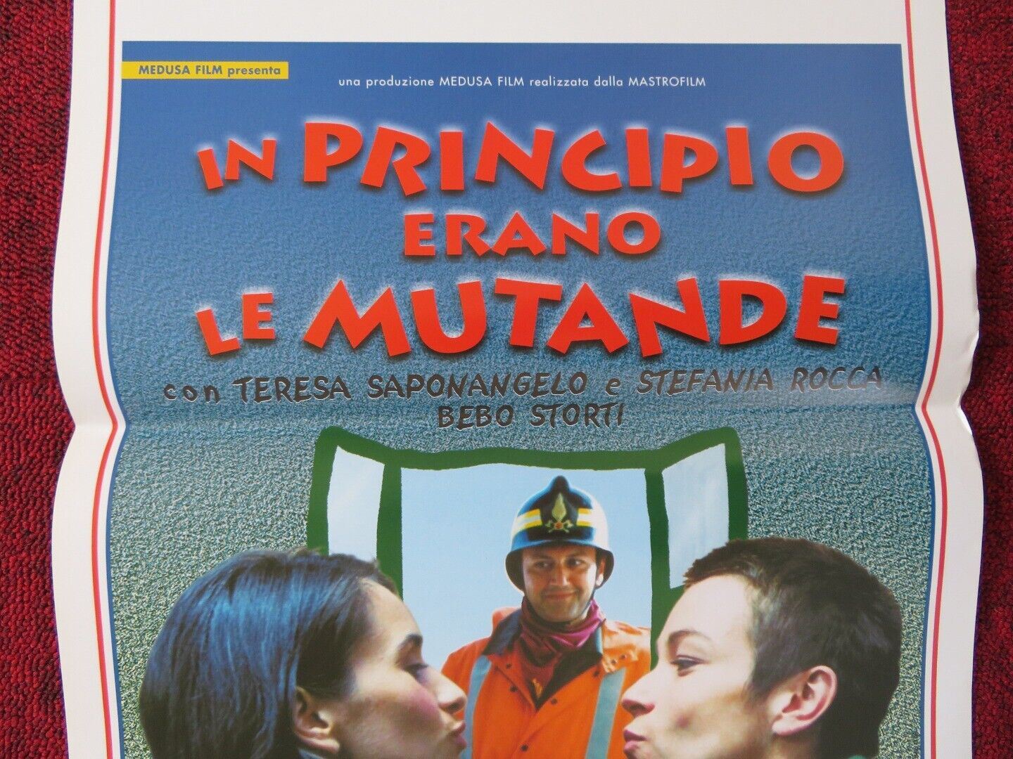 IN PRINCIPIO ERANO LE MUTANDE ITALIAN LOCANDINA (27.5"x13") POSTER 1999 Movie posters