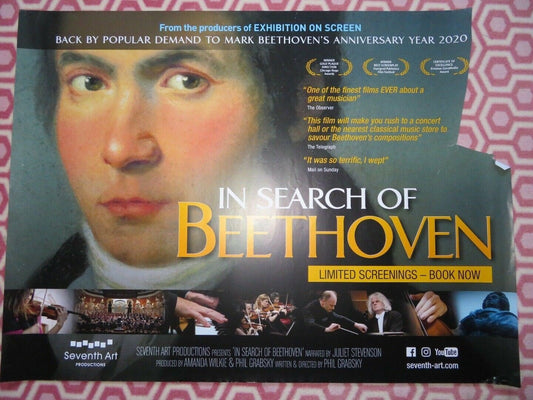 IN SEARCH OF BEETHOVEN QUAD (30"x 40") ROLLED POSTER 2009 EXHIBITION ON SCREEN Movie posters