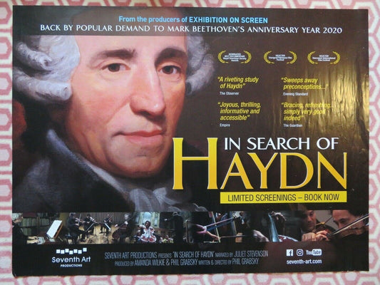 IN SEARCH OF HAYDN QUAD (30"x 40") ROLLED POSTER B BEETHOVEN 2012 Movie posters