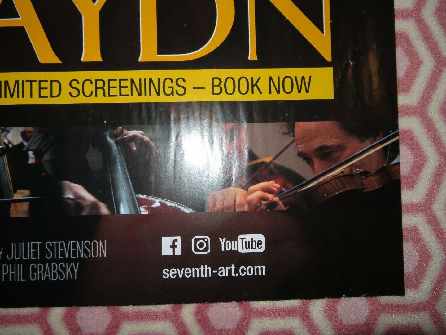 IN SEARCH OF HAYDN QUAD (30"x 40") ROLLED POSTER B BEETHOVEN 2012 Movie posters