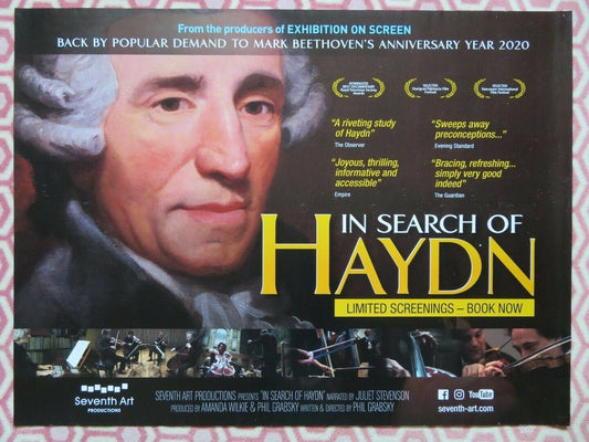 IN SEARCH OF HAYDN QUAD (30"x 40") ROLLED POSTER BEETHOVEN 2012 Movie posters