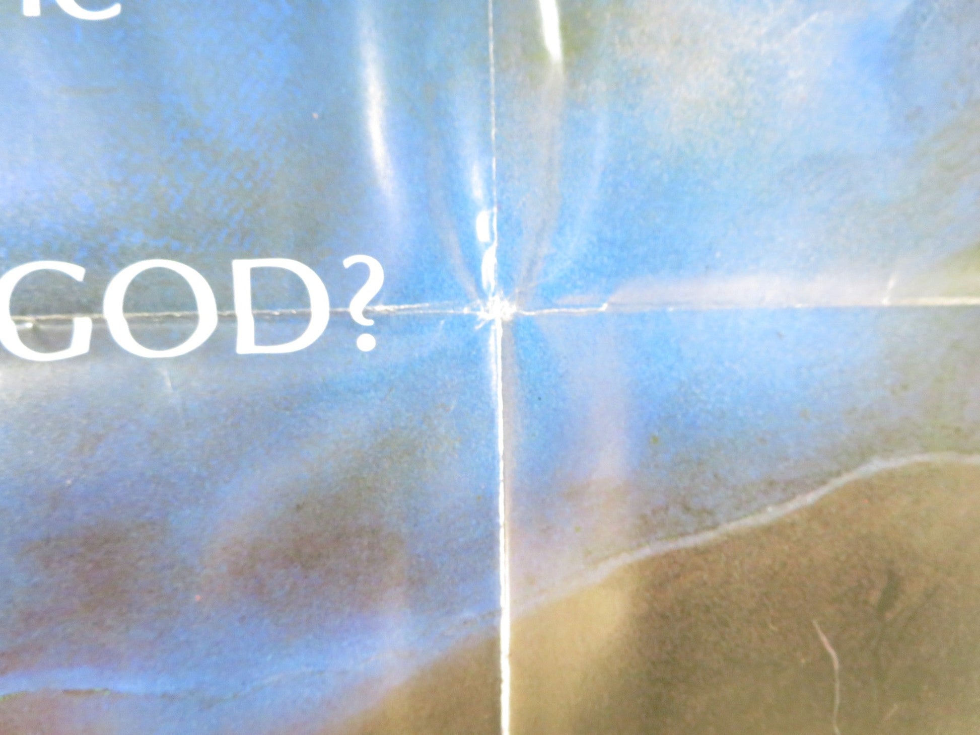 IN SEARCH OF HISTORIC JESUS - b FOLDED US ONE SHEET POSTER JOHN RUBINSTEIN 1979 Rendezvous Cinema Movie posters