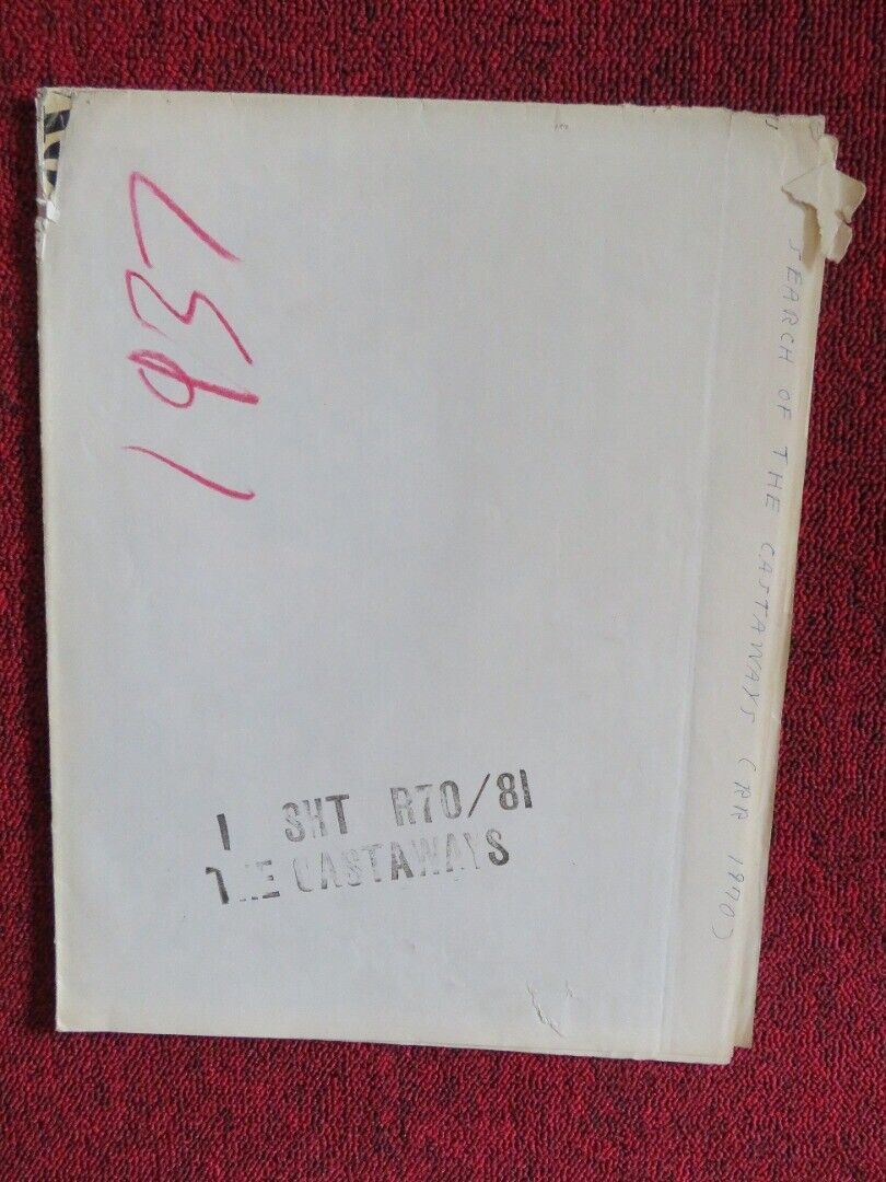 IN SEARCH OF THE CASTAWAYS FOLDED US ONE SHEET POSTER DISNEY M CHEVALIER 1970 - Rendezvous Cinema