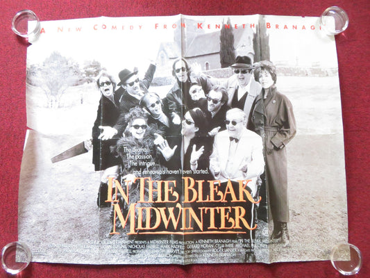 IN THE BLEAK MIDWINTER UK QUAD (30"x 40") ROLLED POSTER RICHARD BRIERS 1995 Rendezvous Cinema Movie posters