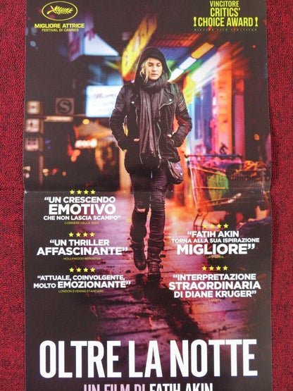 IN THE FADE ITALIAN LOCANDINA (26.5"x12.5") POSTER DIANE KRUGER 2017 Movie posters