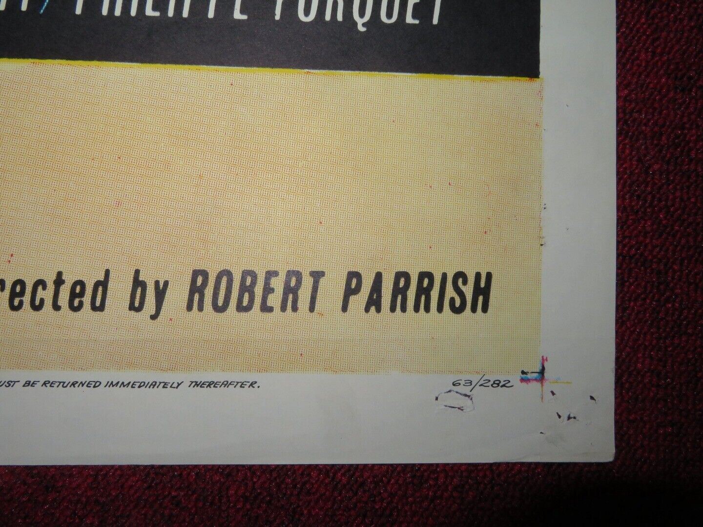 IN THE FRENCH STYLE FOLDED US ONE SHEET POSTER JEAN SEBERG STANLEY BAKER 1963 Movie posters