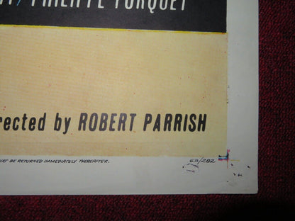 IN THE FRENCH STYLE FOLDED US ONE SHEET POSTER JEAN SEBERG STANLEY BAKER 1963 Movie posters