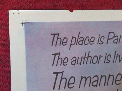 IN THE FRENCH STYLE FOLDED US ONE SHEET POSTER JEAN SEBERG STANLEY BAKER 1963 Movie posters