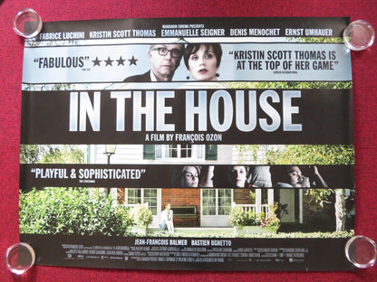 IN THE HOUSE UK QUAD (30"x 40") ROLLED POSTER FABRICE LUCHINI ERNST UMHAUER 2012 Rendezvous Cinema Movie posters