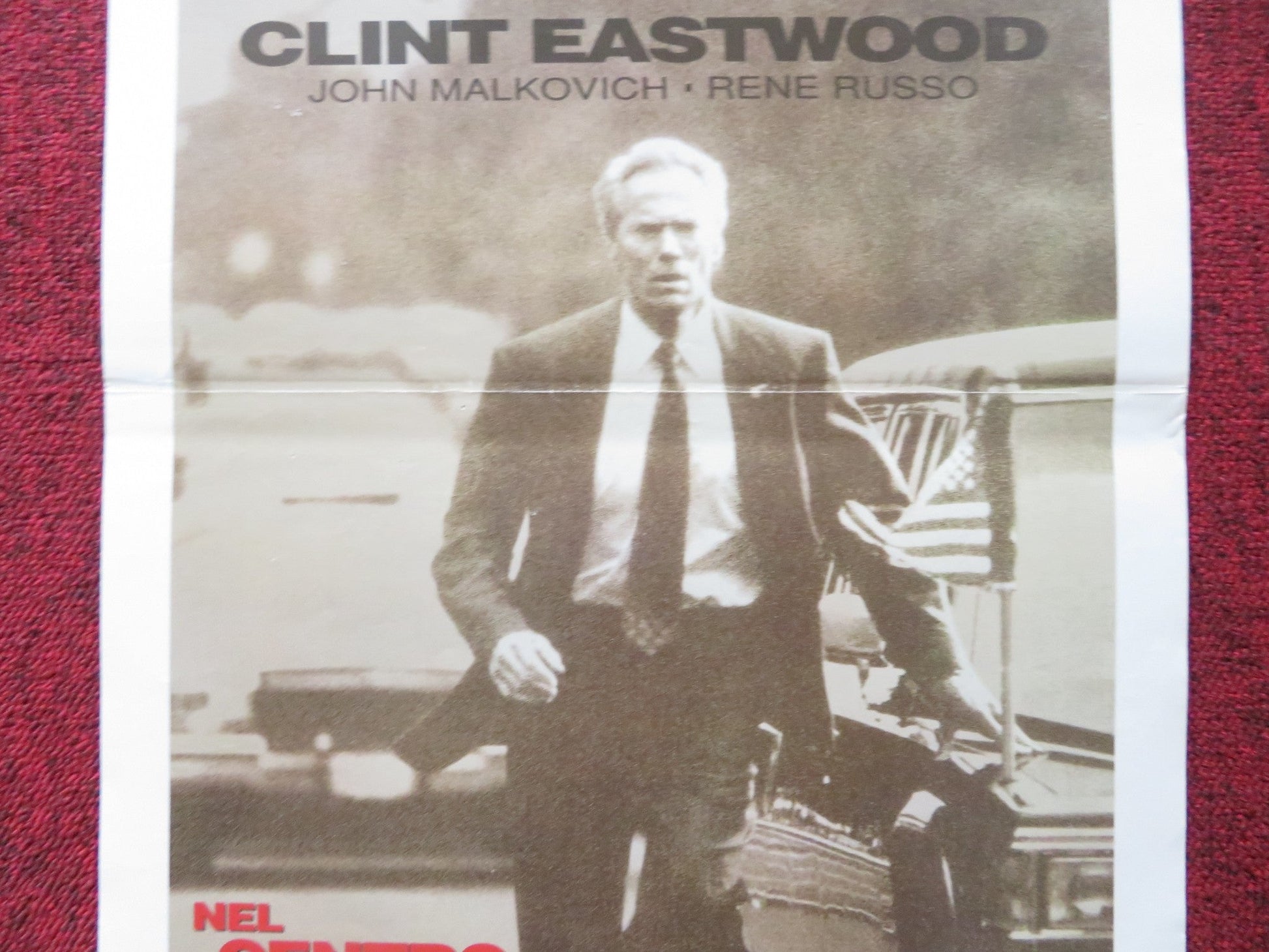 IN THE LINE OF FIRE - b ITALIAN LOCANDINA POSTER CLINT EASTWOOD MALKOVICH 1993 Rendezvous Cinema Movie posters