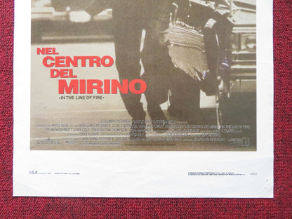 IN THE LINE OF FIRE - b ITALIAN LOCANDINA POSTER CLINT EASTWOOD MALKOVICH 1993 Rendezvous Cinema Movie posters