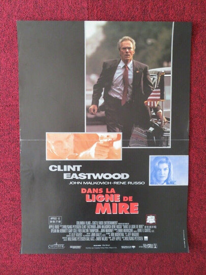 IN THE LINE OF FIRE FRENCH (15"x 21") POSTER CLINT EASTWOOD 1993 Movie posters