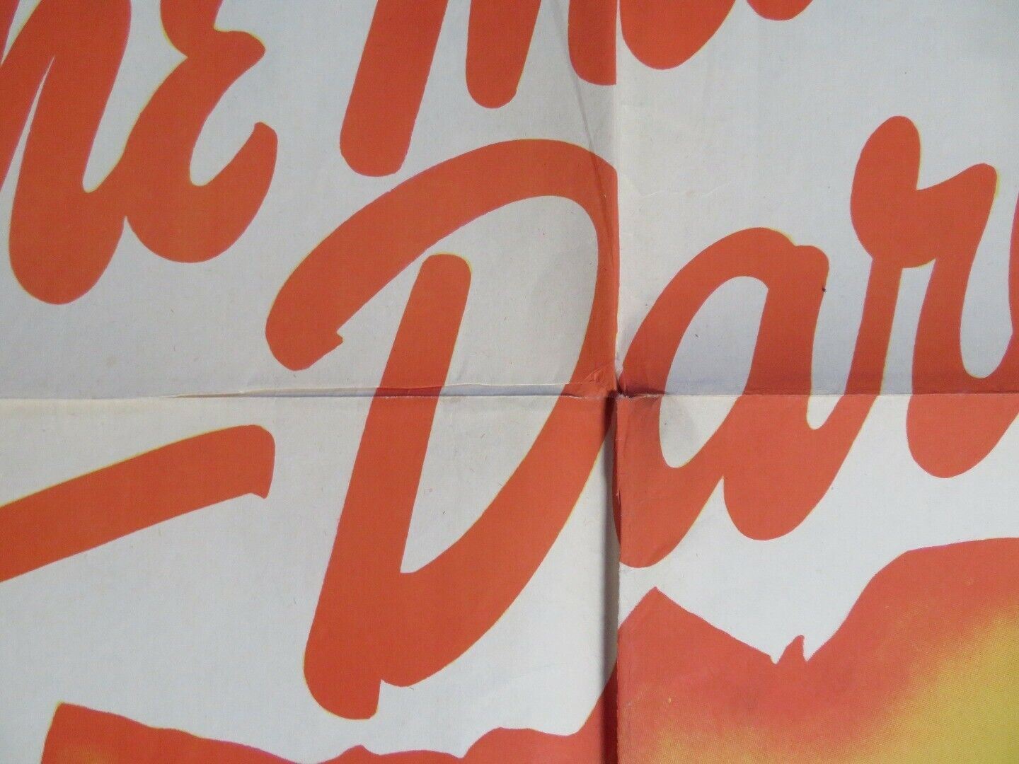 IN THE MEANTIME DARLING FOLDED US ONE SHEET POSTER JEANNE CRAIN 1944 Movie posters