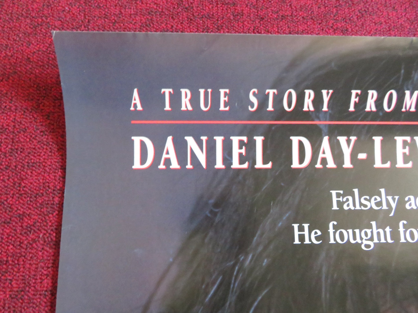 IN THE NAME OF THE FATHER - A US ONE SHEET ROLLED POSTER DANIEL DAY - LEWIS 1993 Rendezvous Cinema Movie posters